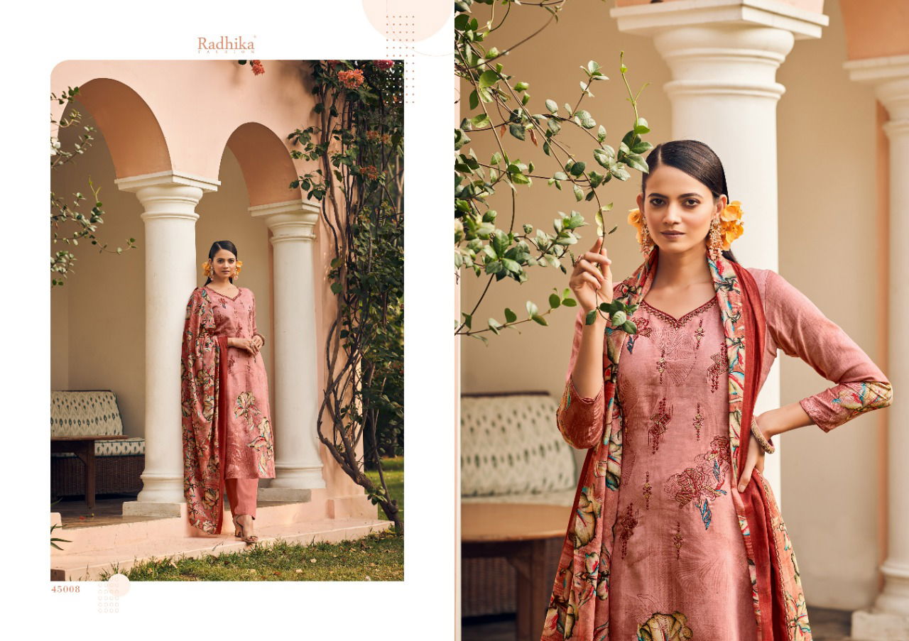 Radhika Azara Mussaret Vol 20 Wholesale Printed Cotton Dress Material